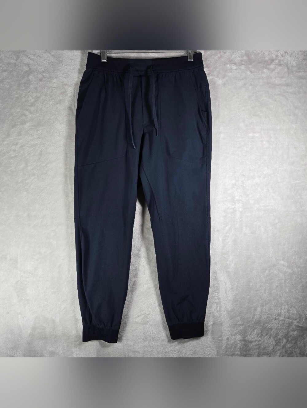 Lululemon ABC Jogger Medium M True Navy Shorter Men's Stretch Warpstreme 27"